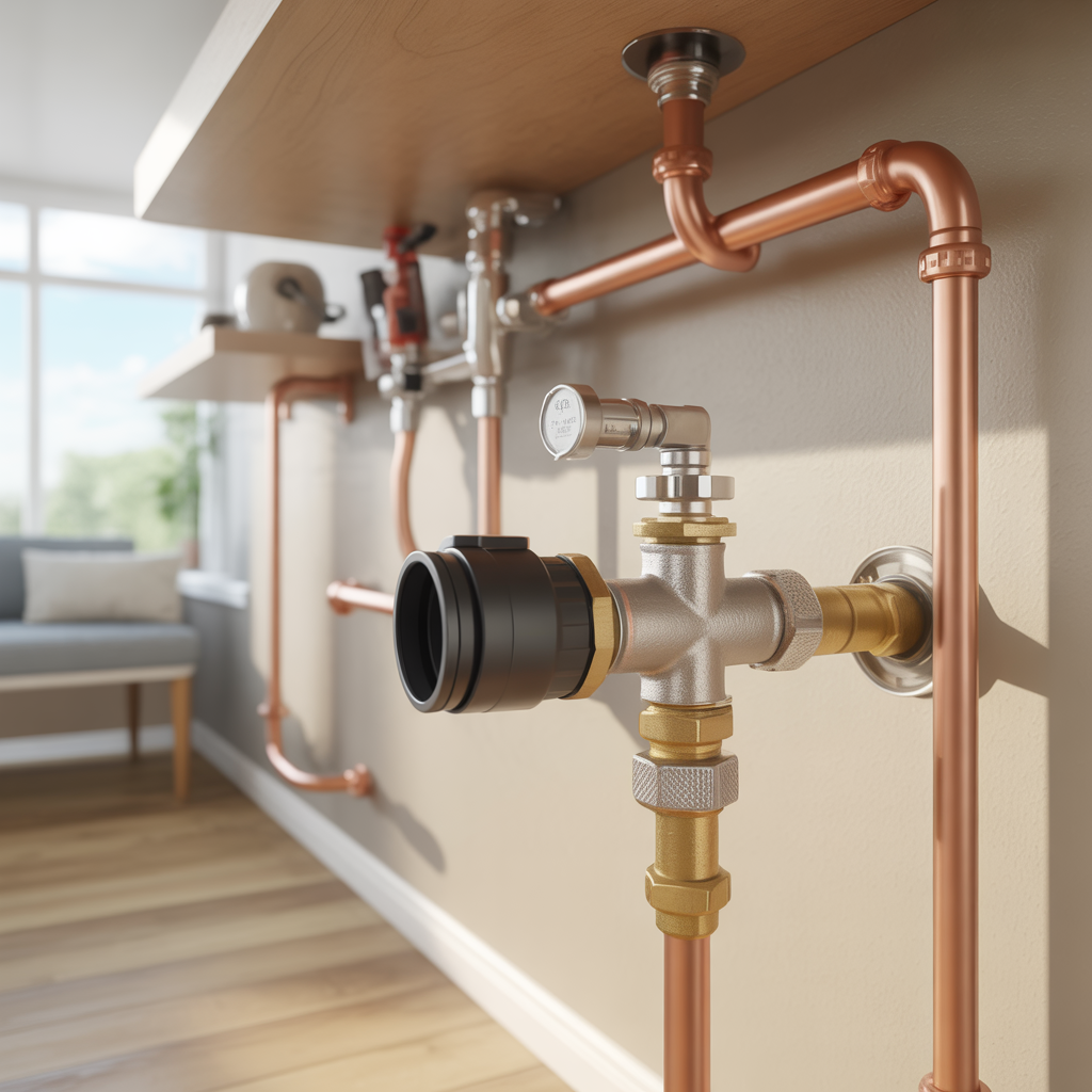 8.Sa installerar du en tryckreduceringsventil for stabilt vattenflode