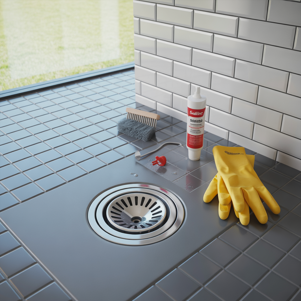 lukt fran golvbrunn felsokning rengoring och tatning